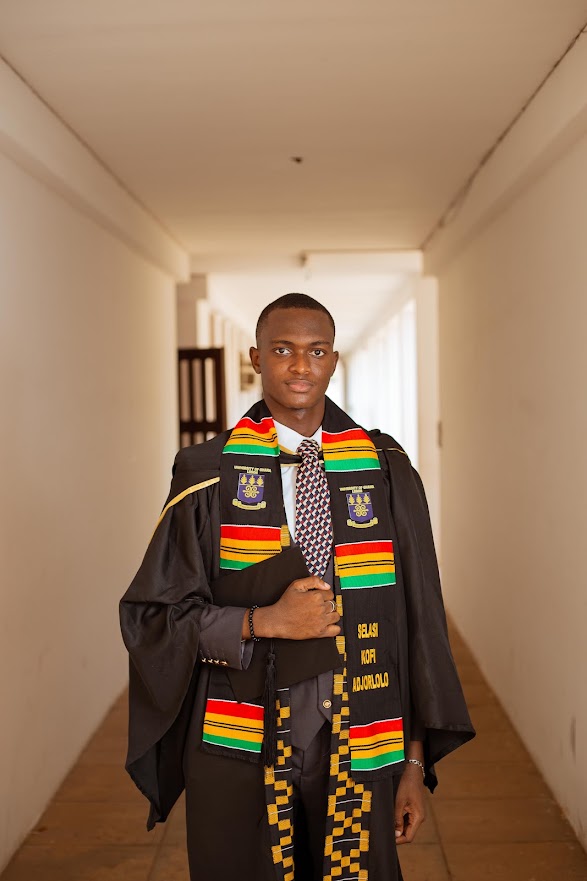 Selasi at his university graduation
